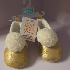 Gold Baby Shoes For Girls By Carter's